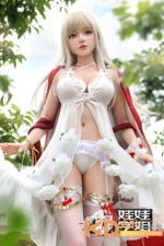 Doll Senior #08 叽可 148cm 可愛い シリコンヘッド＋TPEボディ ラブドール良乳 - 画像 (3)