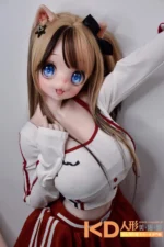 ElsaBabe #RAD037 猫羽 彩 148cm 可愛い フルシリコン製 ラブドール：圖片 7