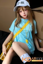 FUDOLL #J008 Sheridan 140cm 可愛い シリコンヘッド＋TPEボディ ラブドール貧乳 - 画像 (6)