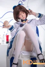 FUDOLL #J013 Gu Xiaoyu 148cm 可愛い シリコンヘッド＋TPEボディ ラブドール良乳 - 画像 (5)