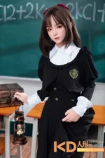 FUDOLL #J019 Nicola 150cm 可愛い シリコンヘッド＋TPEボディ ラブドール貧乳 - 画像 (6)