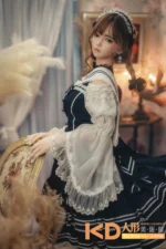 FUDOLL #J026 紫云 150cm 可愛い シリコンヘッド＋TPEボディ ラブドール貧乳 - 画像 (7)