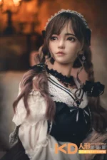 FUDOLL #J026 紫云 150cm 可愛い シリコンヘッド＋TPEボディ ラブドール貧乳 - 画像 (3)