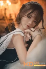 FUDOLL #J026 紫云 150cm 可愛い シリコンヘッド＋TPEボディ ラブドール貧乳 - 画像 (2)