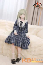 MOZUDoll 沐子 115cm 可愛い ビニールヘッド＋TPEボディ ラブドール貧乳 - 画像 (3)