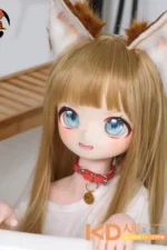 MOZUDoll 黄豆 115cm 可愛い ビニールヘッド＋TPEボディ ラブドール貧乳 - 画像 (6)