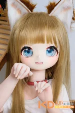 MOZUDoll 黄豆 115cm 可愛い ビニールヘッド＋TPEボディ ラブドール貧乳 - 画像 (5)