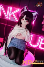 MOZUDoll 雅雅 115cm 可愛い ビニールヘッド＋TPEボディ ラブドール貧乳