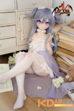 MOZUDoll 依依 115cm 可愛い ビニールヘッド＋TPEボディ ラブドール貧乳 - 画像 (7)