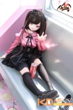 MOZUDoll 佑莉 115cm 可愛い ビニールヘッド＋TPEボディ ラブドール貧乳 - 画像 (2)