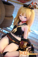 MOZUDoll 貝蒂 130cm ロリ ビニールヘッド&軟質ヘッド＋TPEボディ ラブドール貧乳 - 画像 (3)