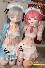 MOZUDoll 蓝莓 130cm ロリ ビニールヘッド&軟質ヘッド＋TPEボディ ラブドール貧乳 - 画像 (7)