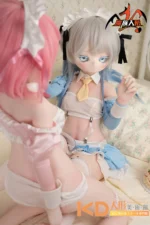 MOZUDoll 蓝莓 130cm ロリ ビニールヘッド&軟質ヘッド＋TPEボディ ラブドール貧乳 - 画像 (6)