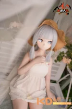 MOZUDoll 灵華 130cm ロリ ビニールヘッド&軟質ヘッド＋TPEボディ ラブドール貧乳 - 画像 (6)