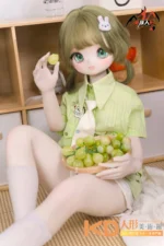 MOZUDoll 苗苗 130cm ロリ ビニールヘッド&軟質ヘッド＋TPEボディ ラブドール貧乳 - 画像 (7)