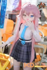 MOZUDoll 星叶 130cm ロリ ビニールヘッド&軟質ヘッド＋TPEボディ ラブドール貧乳 - 画像 (4)