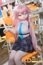 MOZUDoll 星叶 130cm ロリ ビニールヘッド&軟質ヘッド＋TPEボディ ラブドール貧乳 - 画像 (7)