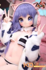 MOZUDoll 小薰 130cm ロリ ビニールヘッド&軟質ヘッド＋TPEボディ ラブドール貧乳 - 画像 (2)
