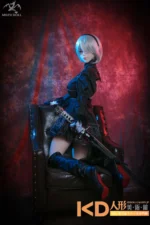 MOZUDoll 2B 163cm アニメ TPE製 ラブドール巨乳 - 画像 (4)