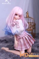 MOZUDoll 小桃 63cm 制服 フルシリコン製 ラブドール貧乳 - 画像 (3)