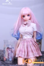 MOZUDoll 小桃 63cm 制服 フルシリコン製 ラブドール貧乳 - 画像 (6)