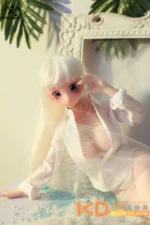 MOZUDoll 雪儿 63cm エルフ フルシリコン製 ラブドール貧乳 - 画像 (4)