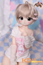 MOZUDoll 比奈 65cm 可愛い ビニールヘッド+シリコンボディ ラブドール貧乳 - 画像 (7)