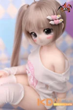 MOZUDoll 比奈 65cm 可愛い ビニールヘッド+シリコンボディ ラブドール貧乳 - 画像 (3)