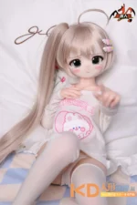 MOZUDoll 比奈 65cm 可愛い ビニールヘッド+シリコンボディ ラブドール貧乳 - 画像 (4)