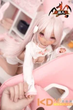 MOZUDoll 小黑 65cm 可愛い ビニールヘッド＋シリコンボディ ラブドール貧乳 - 画像 (2)