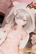 MOZUDoll 玲芽 85cm 可愛い ビニールヘッド＋TPEボディ ラブドール貧乳 - 画像 (6)