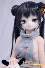 MOZUDoll 非笑 85cm 可愛い ビニールヘッド＋TPEボディ ラブドール貧乳 - 画像 (2)