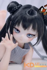 MOZUDoll 非笑 85cm 可愛い ビニールヘッド＋TPEボディ ラブドール貧乳 - 画像 (3)