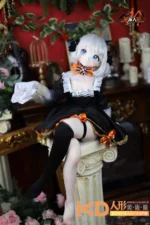 MOZUDoll 鯨鱼娘 85cm アニメ ビニールヘッド＋TPEボディ ラブドール貧乳 - 画像 (5)