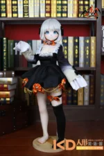 MOZUDoll 鯨鱼娘 85cm アニメ ビニールヘッド＋TPEボディ ラブドール貧乳 - 画像 (4)