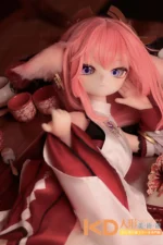 MOZUDoll 小狐狸 85cm アニメ ビニールヘッド＋TPEボディ ラブドール貧乳：圖片 3