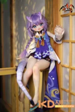 MOZUDoll 小白龙 85cm アニメ ビニールヘッド＋TPEボディ ラブドール貧乳 - 画像 (2)