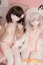 MOZUDoll 萌芽 85cm 可愛い ビニールヘッド＋TPEボディ ラブドール貧乳 - 画像 (4)