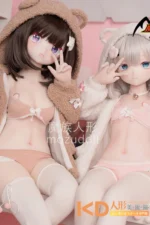 MOZUDoll 萌芽 85cm 可愛い ビニールヘッド＋TPEボディ ラブドール貧乳 - 画像 (5)