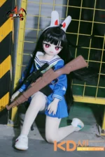 MOZUDoll 美游 85cm 可愛い ビニールヘッド＋TPEボディ ラブドール貧乳 - 画像 (4)