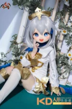 MOZUDoll 派萌 85cm アニメ ビニールヘッド＋TPEボディ ラブドール貧乳 - 画像 (5)