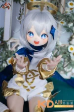 MOZUDoll 派萌 85cm アニメ ビニールヘッド＋TPEボディ ラブドール貧乳 - 画像 (4)