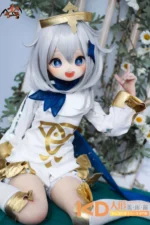 MOZUDoll 派萌 85cm アニメ ビニールヘッド＋TPEボディ ラブドール貧乳 - 画像 (3)