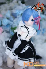 MOZUDoll 蕾姆 85cm 可愛い ビニールヘッド＋TPEボディ ラブドール貧乳 - 画像 (3)