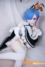 MOZUDoll 蕾姆 85cm 可愛い ビニールヘッド＋TPEボディ ラブドール貧乳 - 画像 (6)