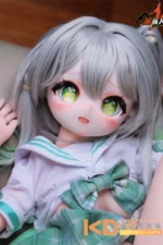 MOZUDoll 小草 85cm 制服 ビニールヘッド＋TPEボディ ラブドール貧乳 - 画像 (6)