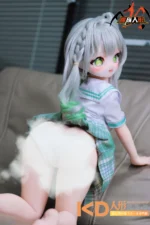 MOZUDoll 小草 85cm 制服 ビニールヘッド＋TPEボディ ラブドール貧乳 - 画像 (5)