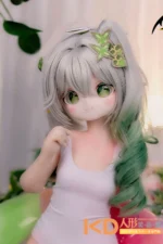 MOZUDoll 小草 85cm アニメ ビニールヘッド＋TPEボディ ラブドール貧乳 - 画像 (5)