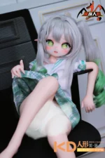 MOZUDoll 小草 85cm 制服 ビニールヘッド＋TPEボディ ラブドール貧乳 - 画像 (2)