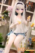 MOZUDoll 瑩儿 85cm 可愛い ビニールヘッド＋TPEボディ ラブドール貧乳 - 画像 (6)